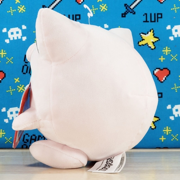Pokemon Jigglypuff 6" Jazwares Collectible Nintendo Video Game Toy Plush NWT - Picture 4 of 11